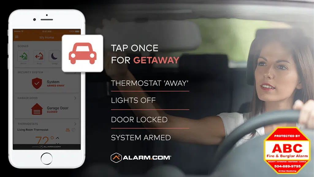 home security and home management using alarm.com features