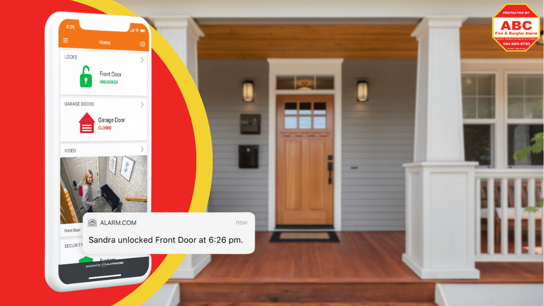 residential with connected smart locks of ABC New Orleans