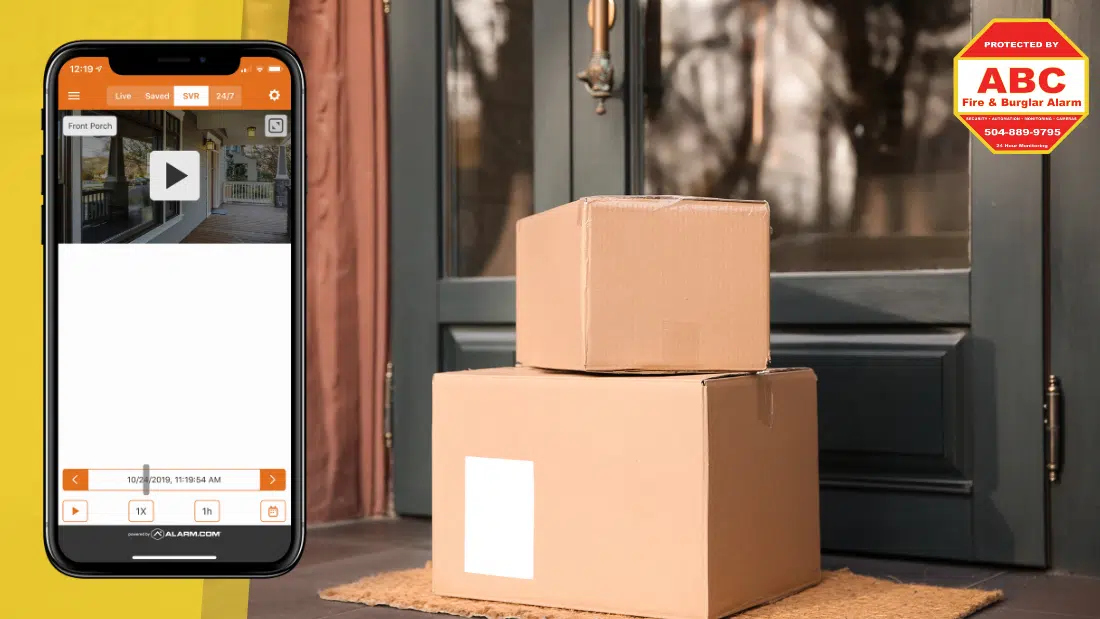 home protection system access through phone