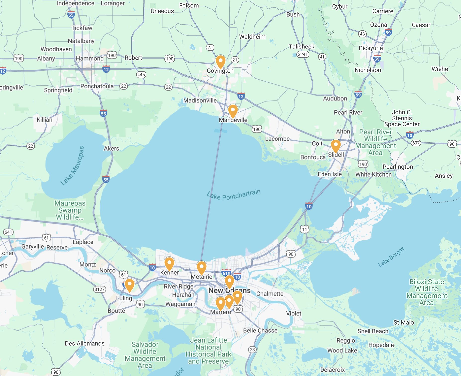 Areas we Serve